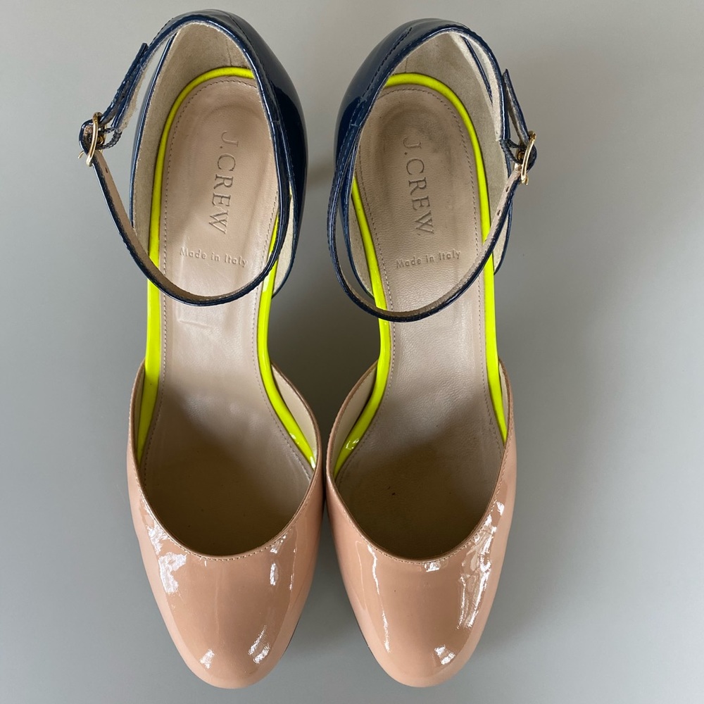 J.Crew Patent Leather Pumps, Size 9, made in Italy
